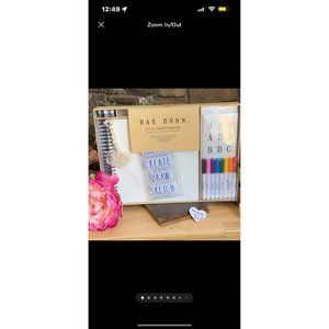 RAE DUNN NEW RARE VERY HTF SKETCHBOOK! PERFECT GIFT